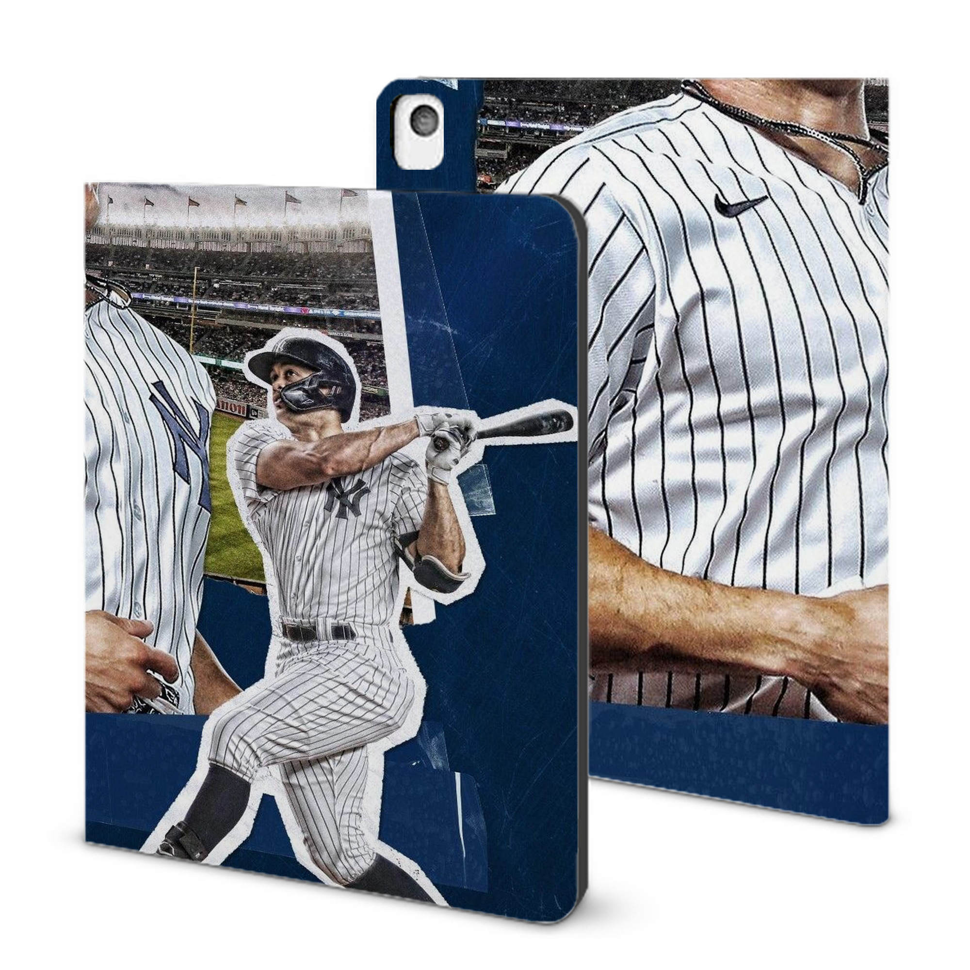 Giancarlo Stanton 18 IPad Book-Style Case With Pencil Slot – Slim PU & TPU Cover – Full Protection, Precise Fit, Water & Scratch Resistant